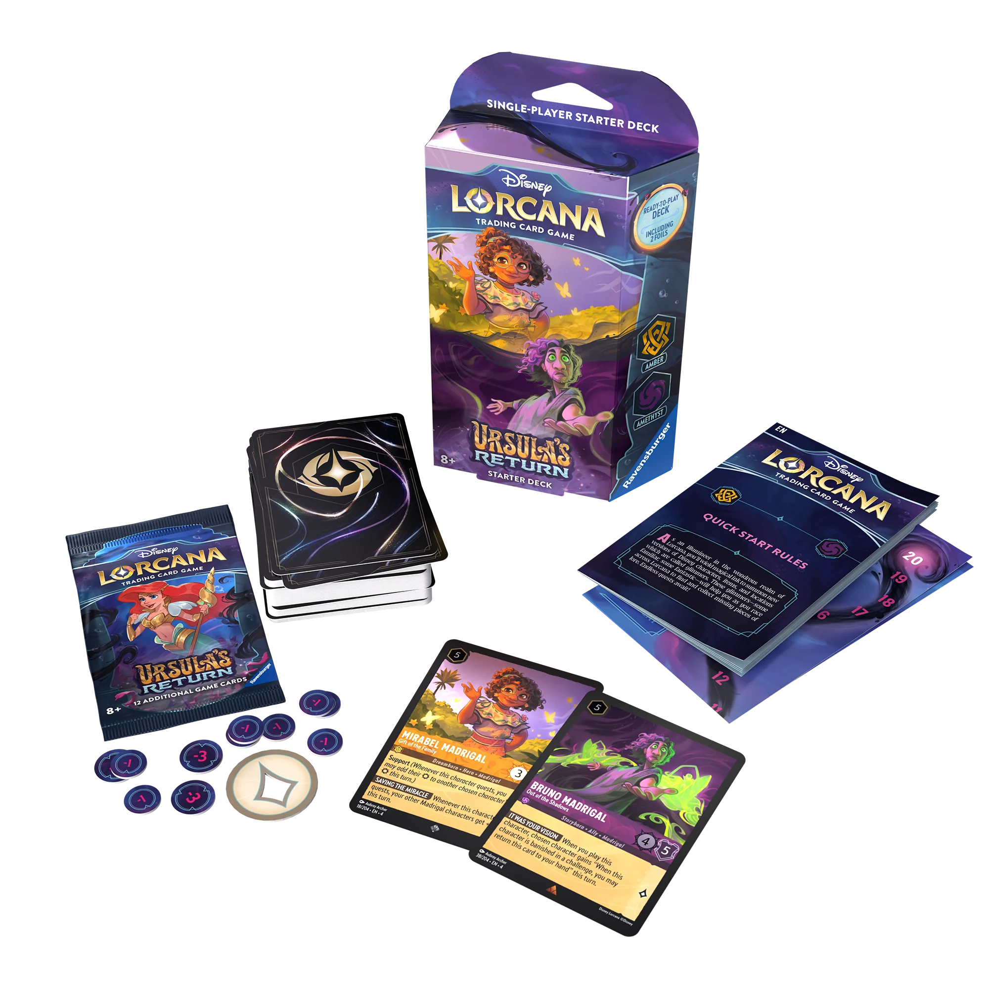 Lorcana S4 Ursula's Return Amber/Amethyst - Image 2