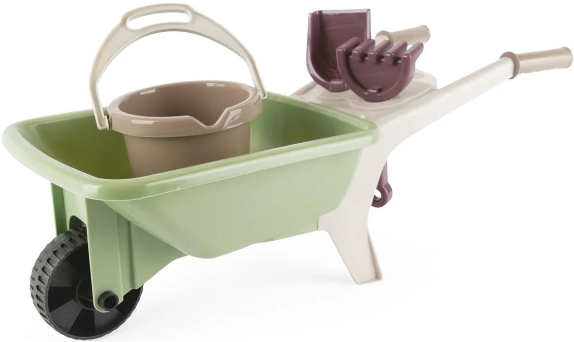 DT Green Garden Wheelbarrow Set