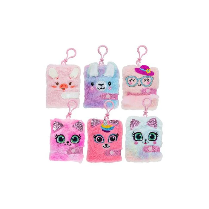 Fluffy Notebook Keyrings