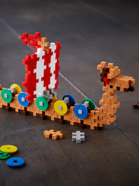 Plus Plus Viking Ship 100pc - Image 2