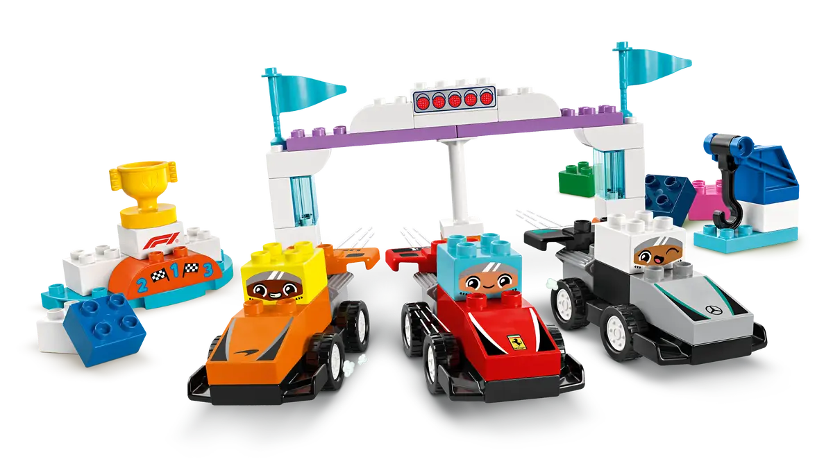 Lego Duplo F1 Team Race Cars & Drivers 10445 - Image 3