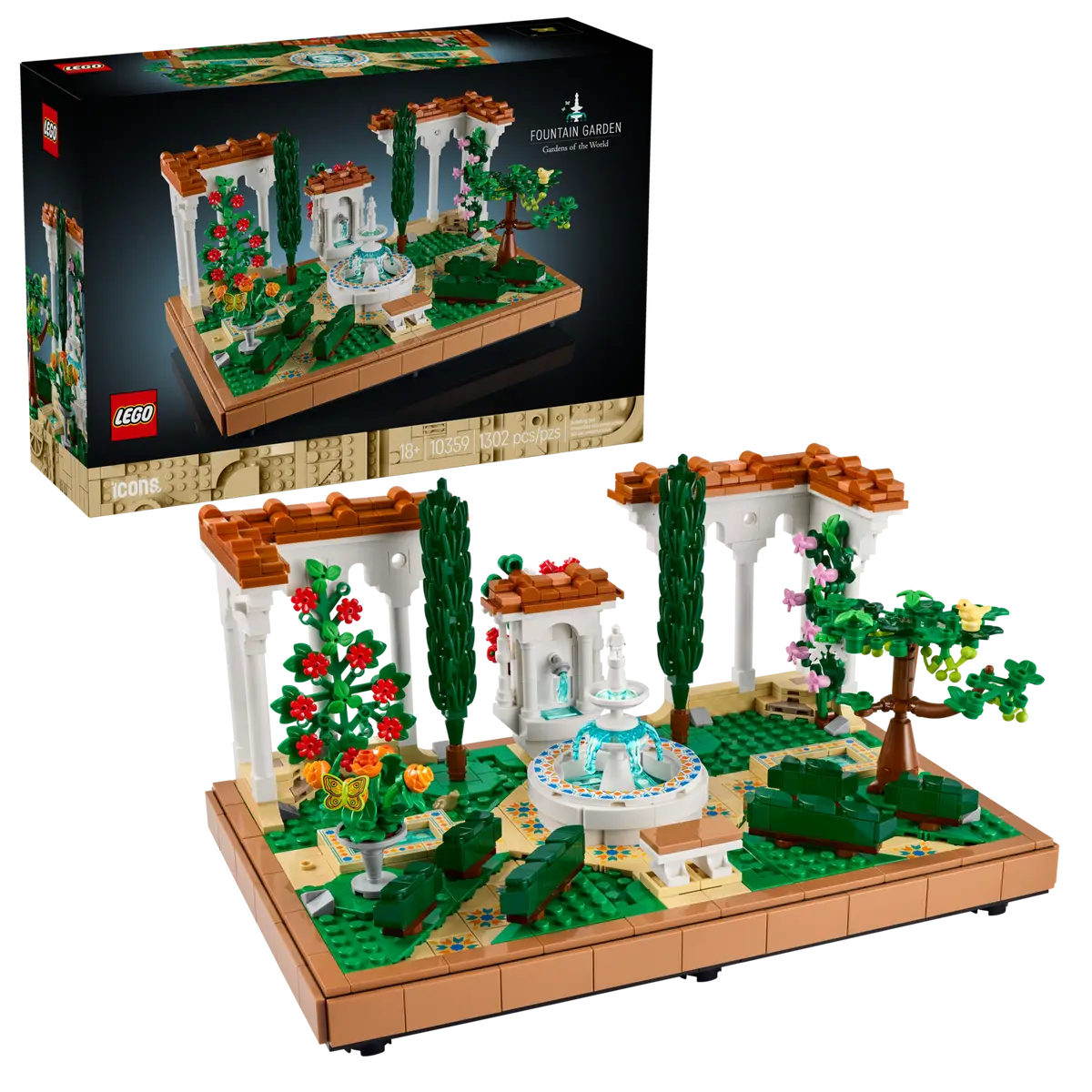 Lego Icons Fountain Garden 10359