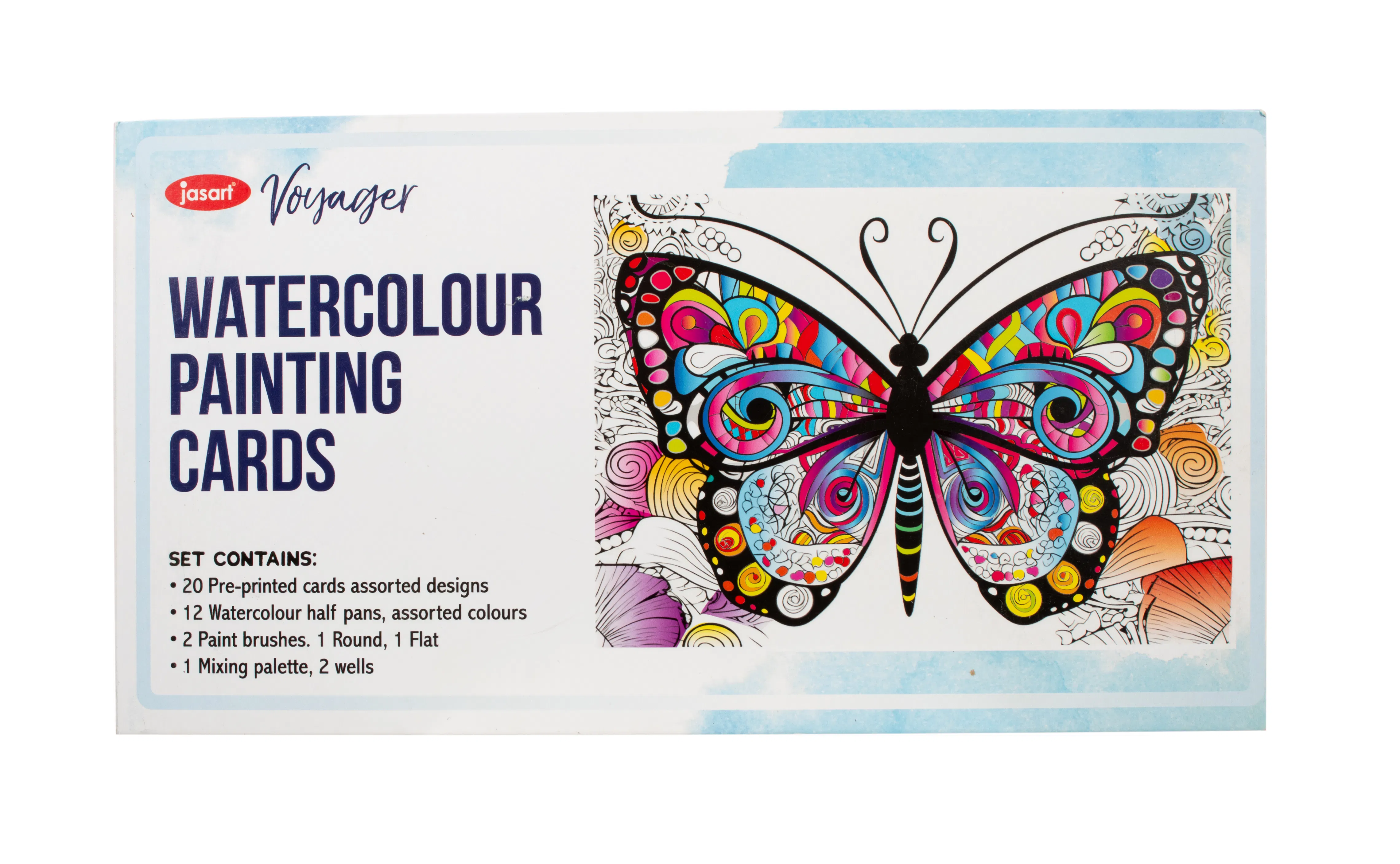 Jasart Watercolour Card Set 280 x 148mm