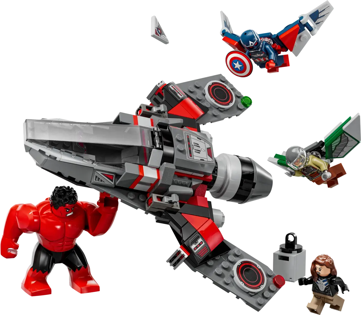 Lego SH Captain America vs Red Hulk 76292 - Image 2