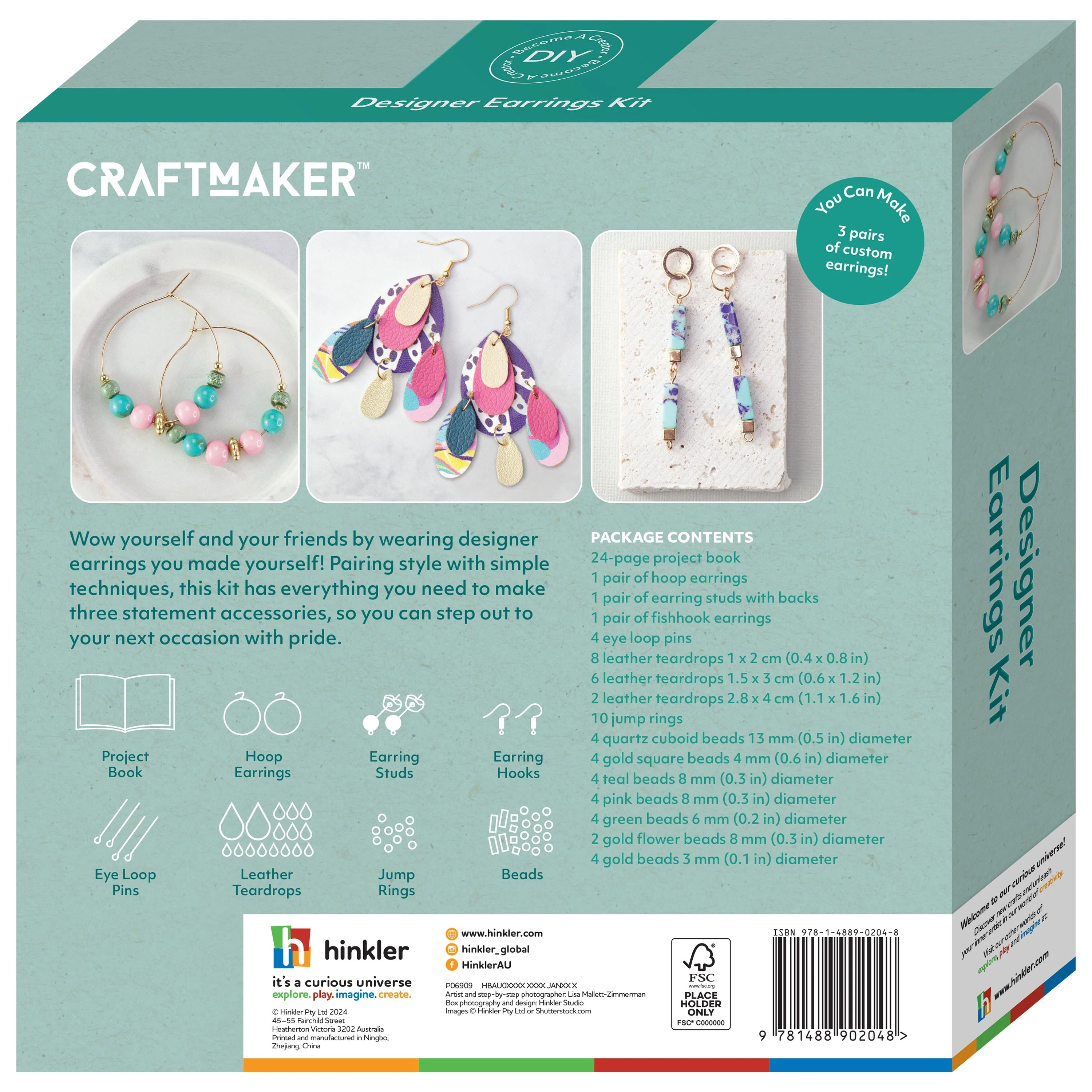 Craft Maker Designer Earrings Kit - Image 3