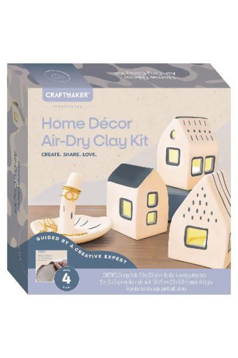 Craft Maker Home Decor Air Dry Clay Kit