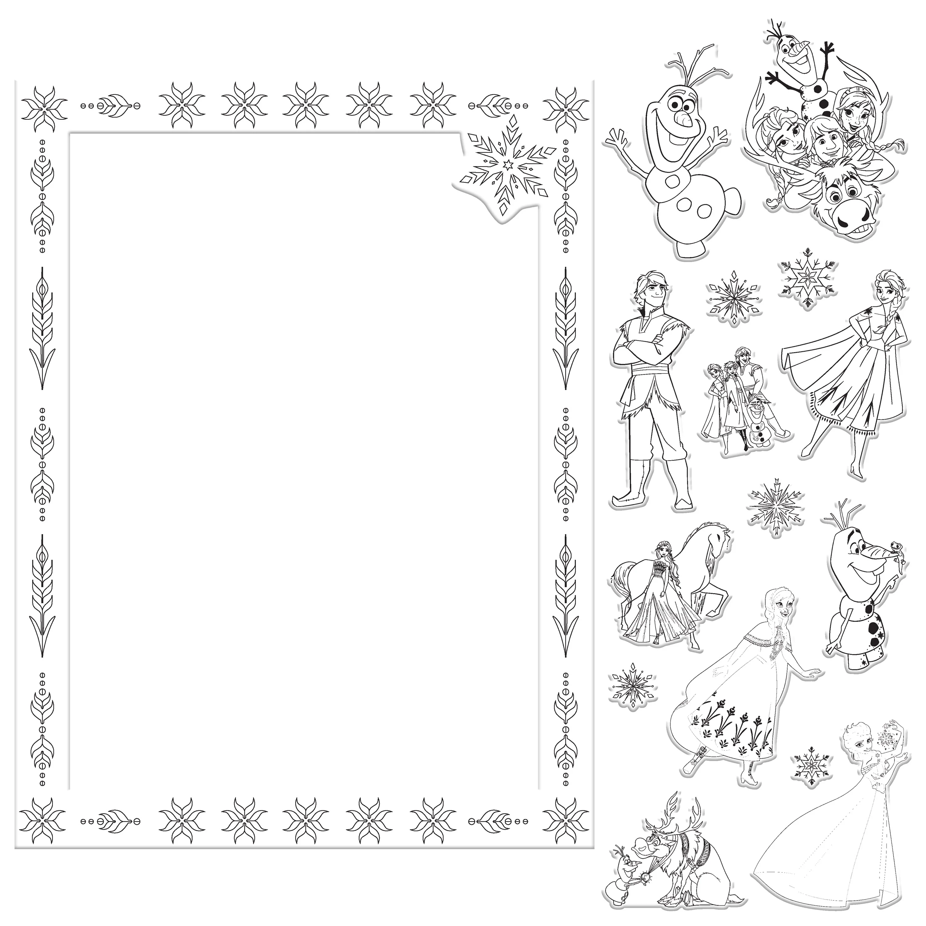 Colour Me Magnets Frozen - Image 2