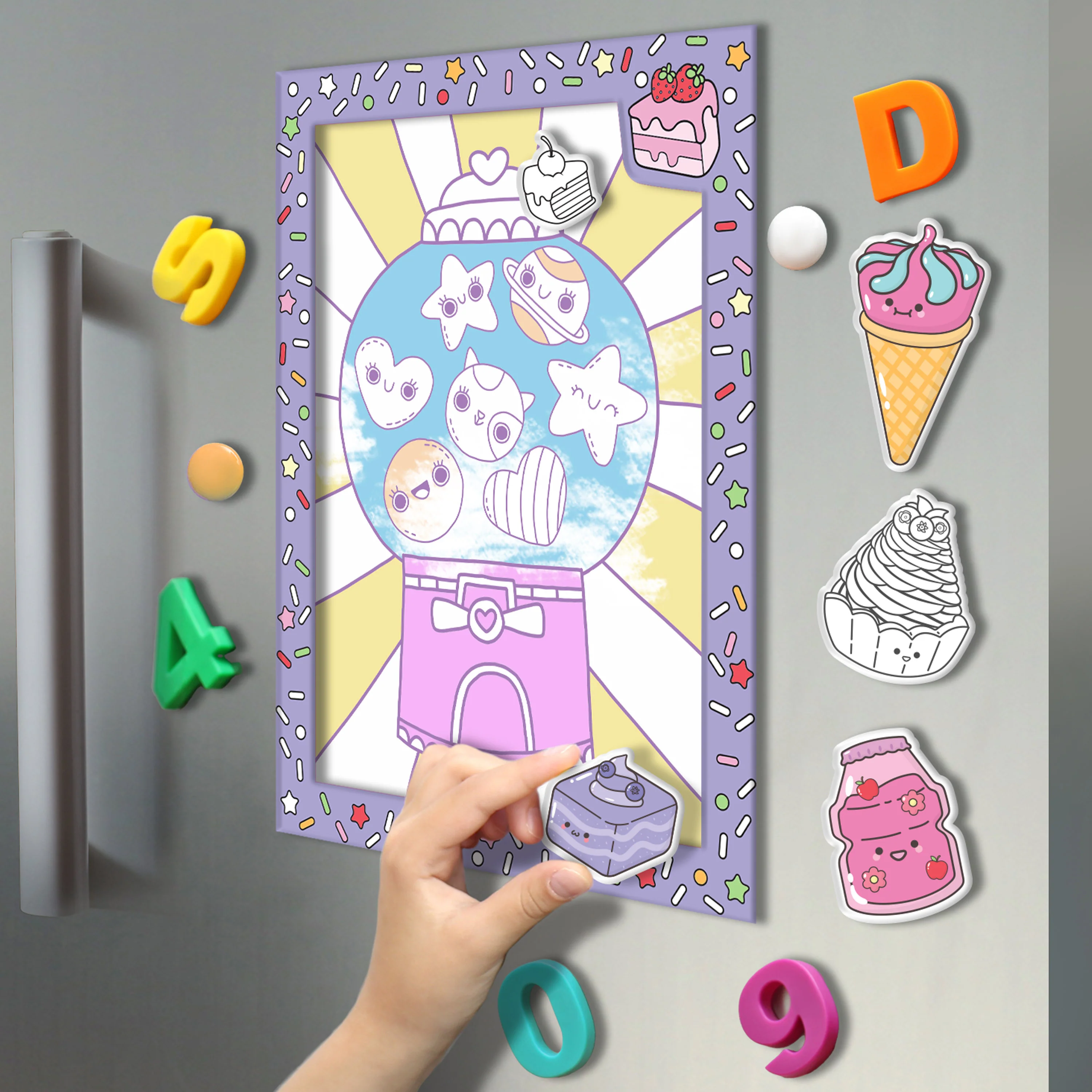 Colour Me Magnets Sweet Treats - Image 3