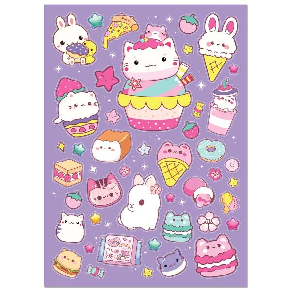 Kaleidoscope Colouring Scented Stickers Kawaii - Image 2
