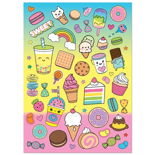 Kaleidoscope Colouring Scented Stickers Sweet - Image 2