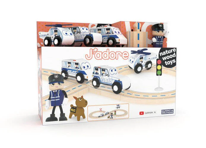 J'adore Police Train Set