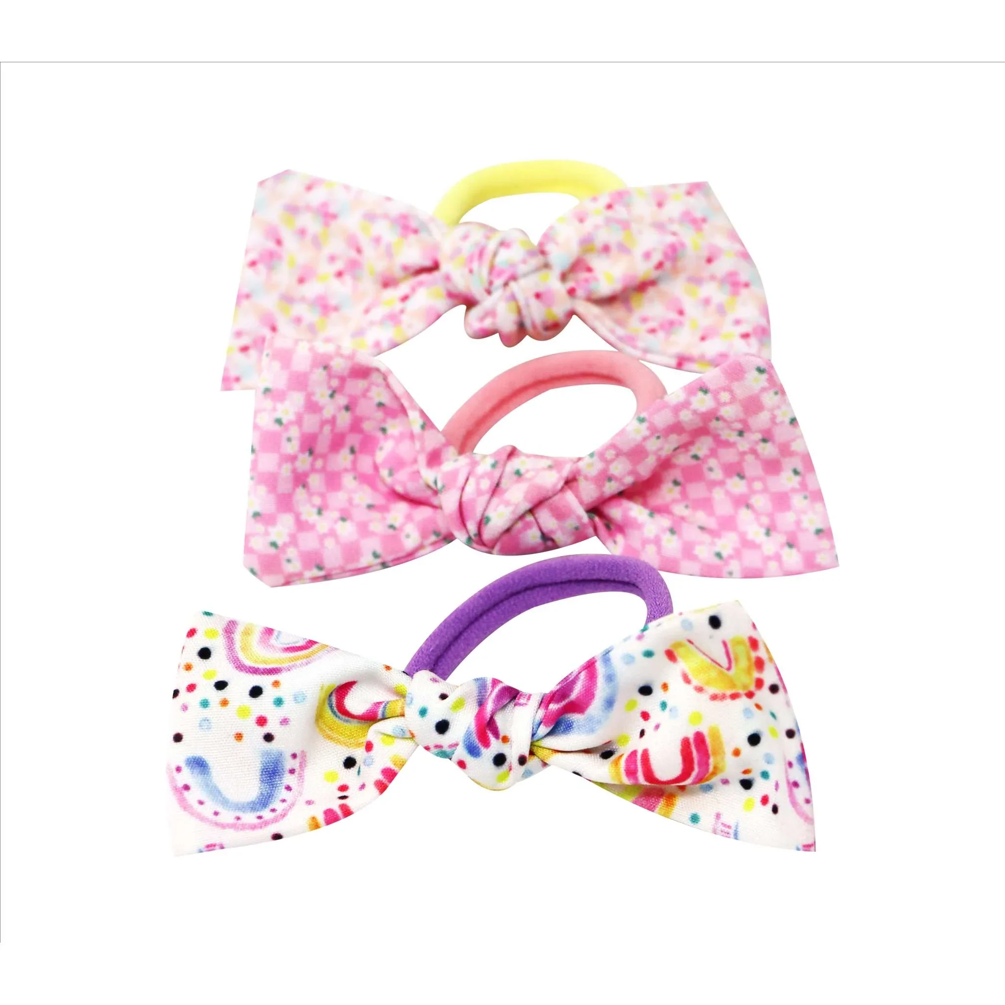 PP Sweet N Cute Knotted Bow Hair Elastics