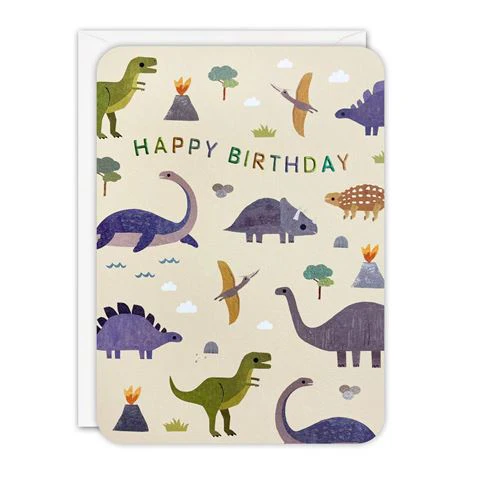 James Ellis Dinosaurs Happy Birthday