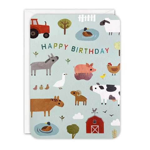 Farm Animals Happy Birthday