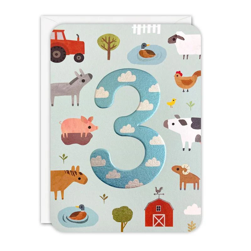 Age 3 Farm Animals Boy