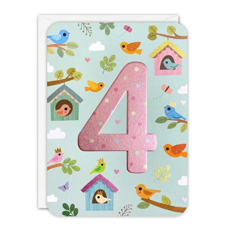 Age 4 Birdhouses Girl