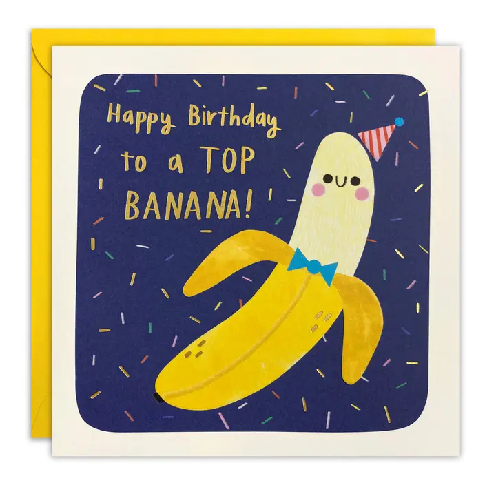 Top Banana - Birthday Card