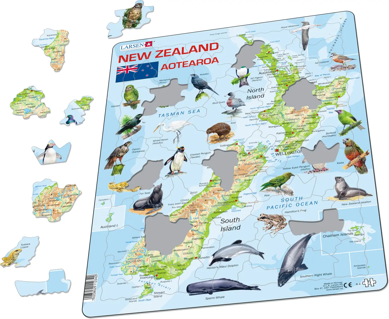 Map of NZ Puzzle