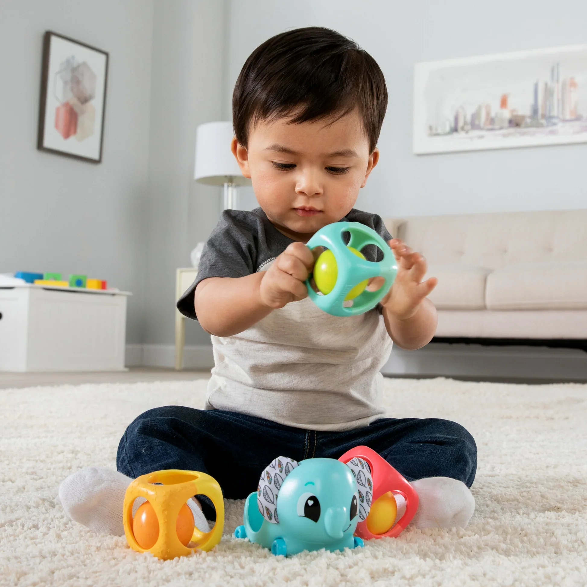 Lamaze Stack & Roll Lock & Block - Image 4