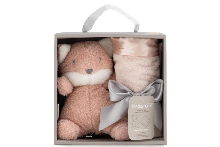 Plush & Blankie Set - Dusky Rose - Image 2