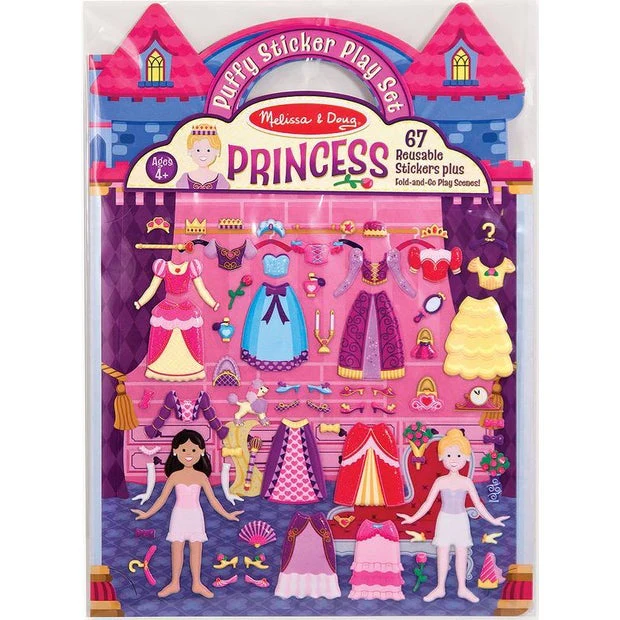 MD Puffy Sticker Set Princess