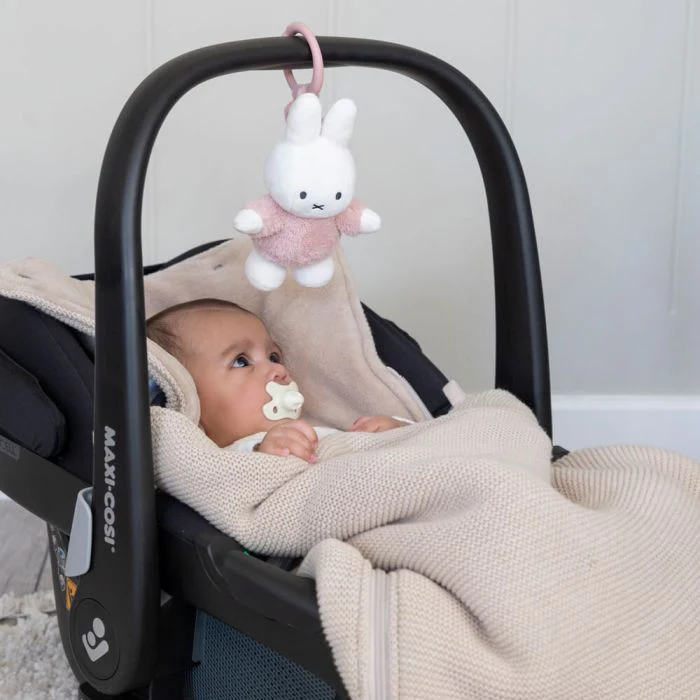 Miffy Fluffy Hanging Toy Pink