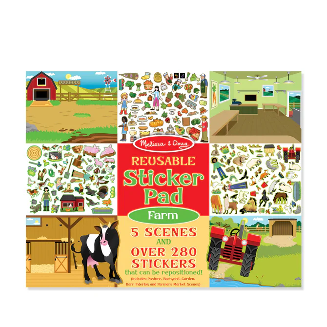 MD Reusable Sticker Pad Farm
