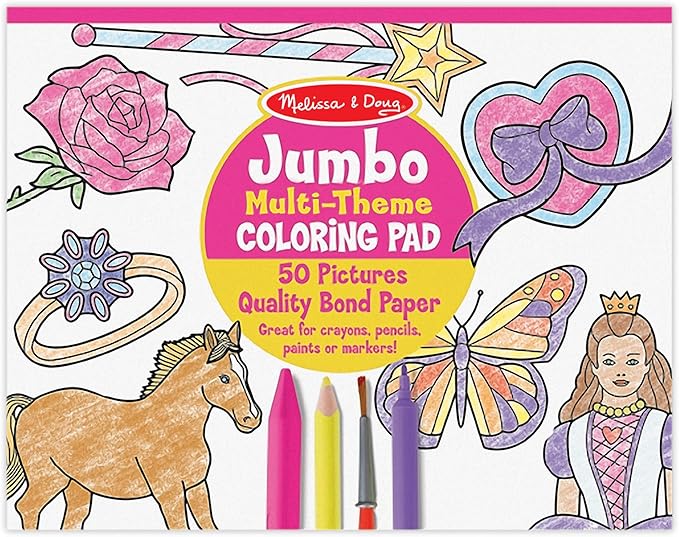 MD Jumbo Colouring Pad Princess