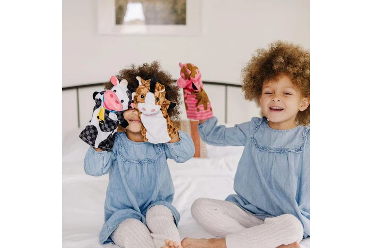 MD Hand Puppets Farm Friends Set 4 - Image 2