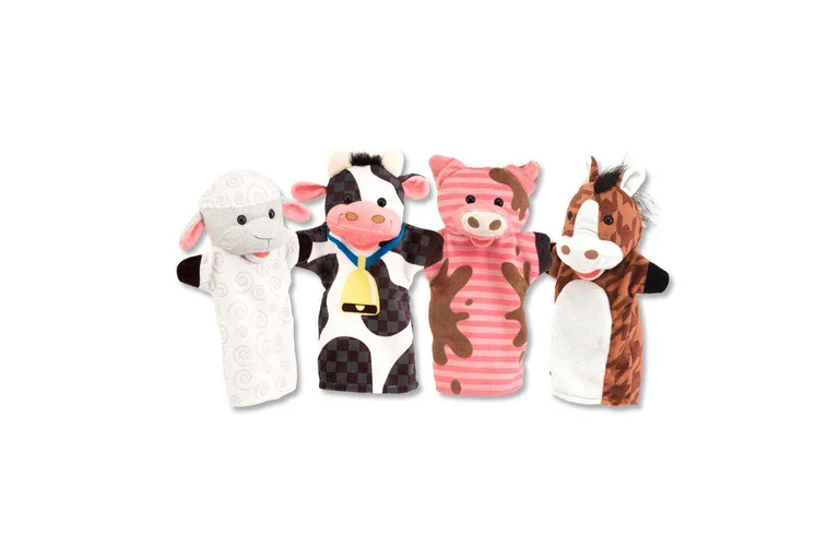 MD Hand Puppets Farm Friends Set 4 - Image 3
