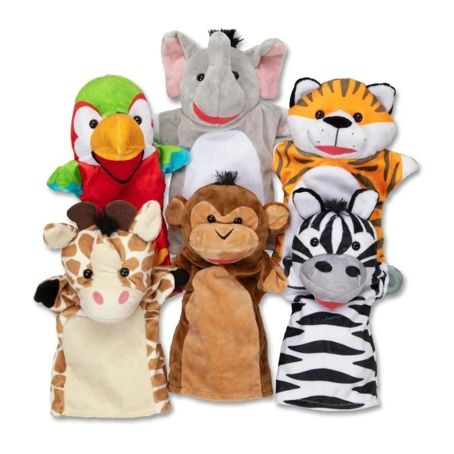 MD Safari Puppet Set 6pc - Image 2