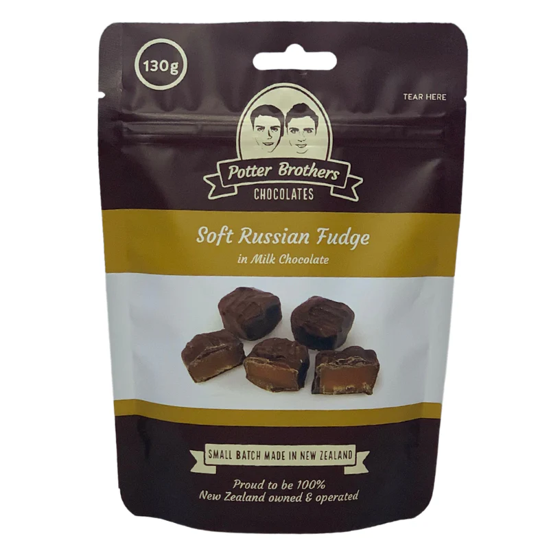 Soft Russian Fudge in Milk Chocolate