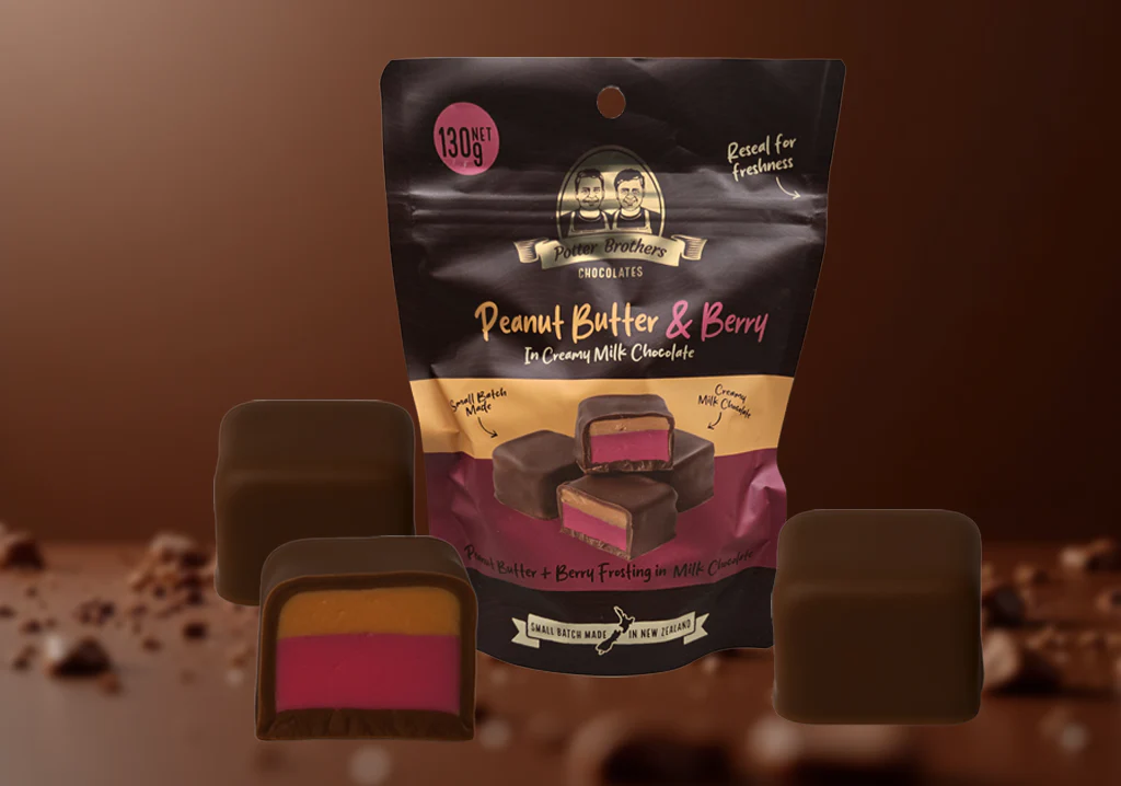 Peanut Butter & Berry in Milk Chocolate