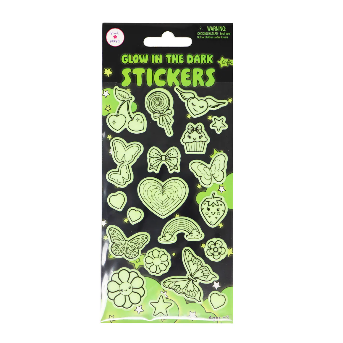 PP Glow in Dark Stickers