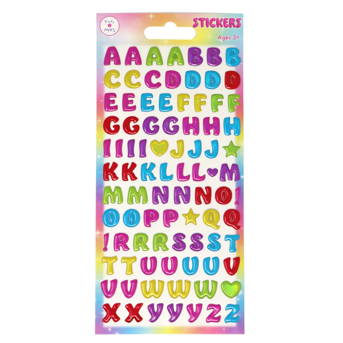 PP Alphabet Puffy Stickers