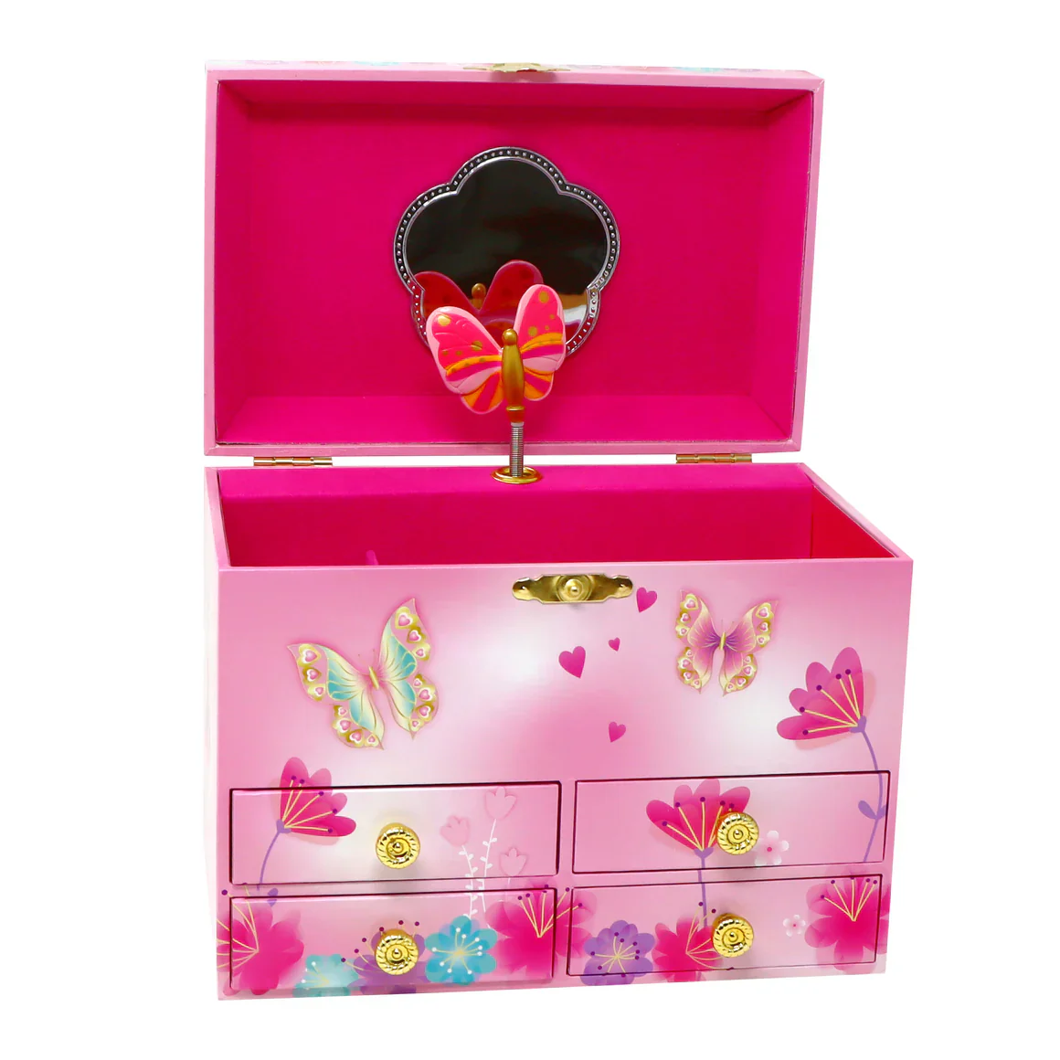 PP Fairy Butterfly Friends Med Musical Box - Image 2