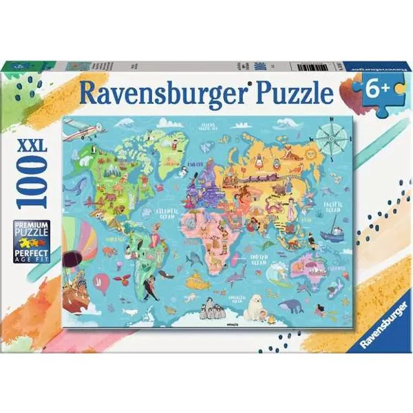 RB Map of World 100pc