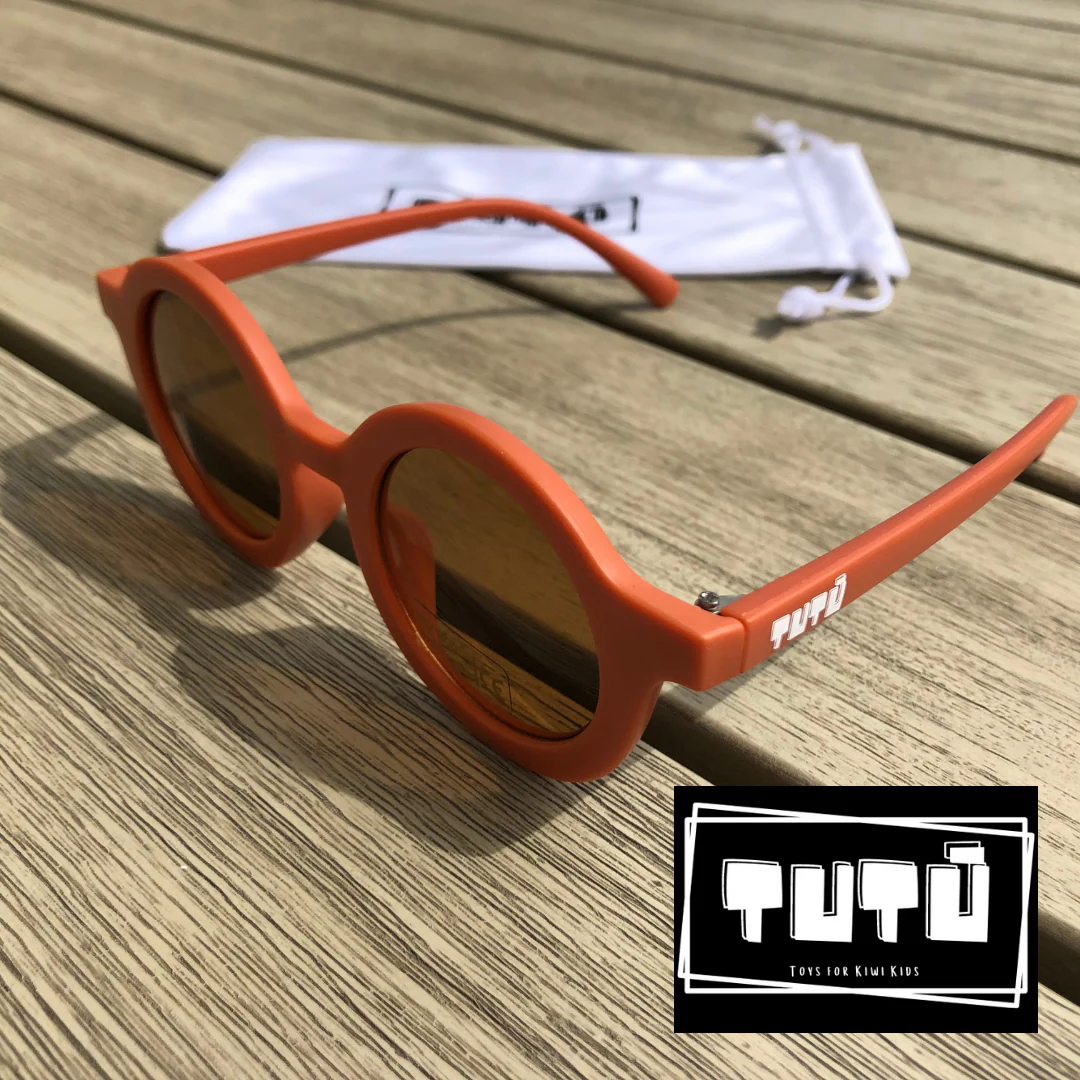 Round Glasses Tangerine