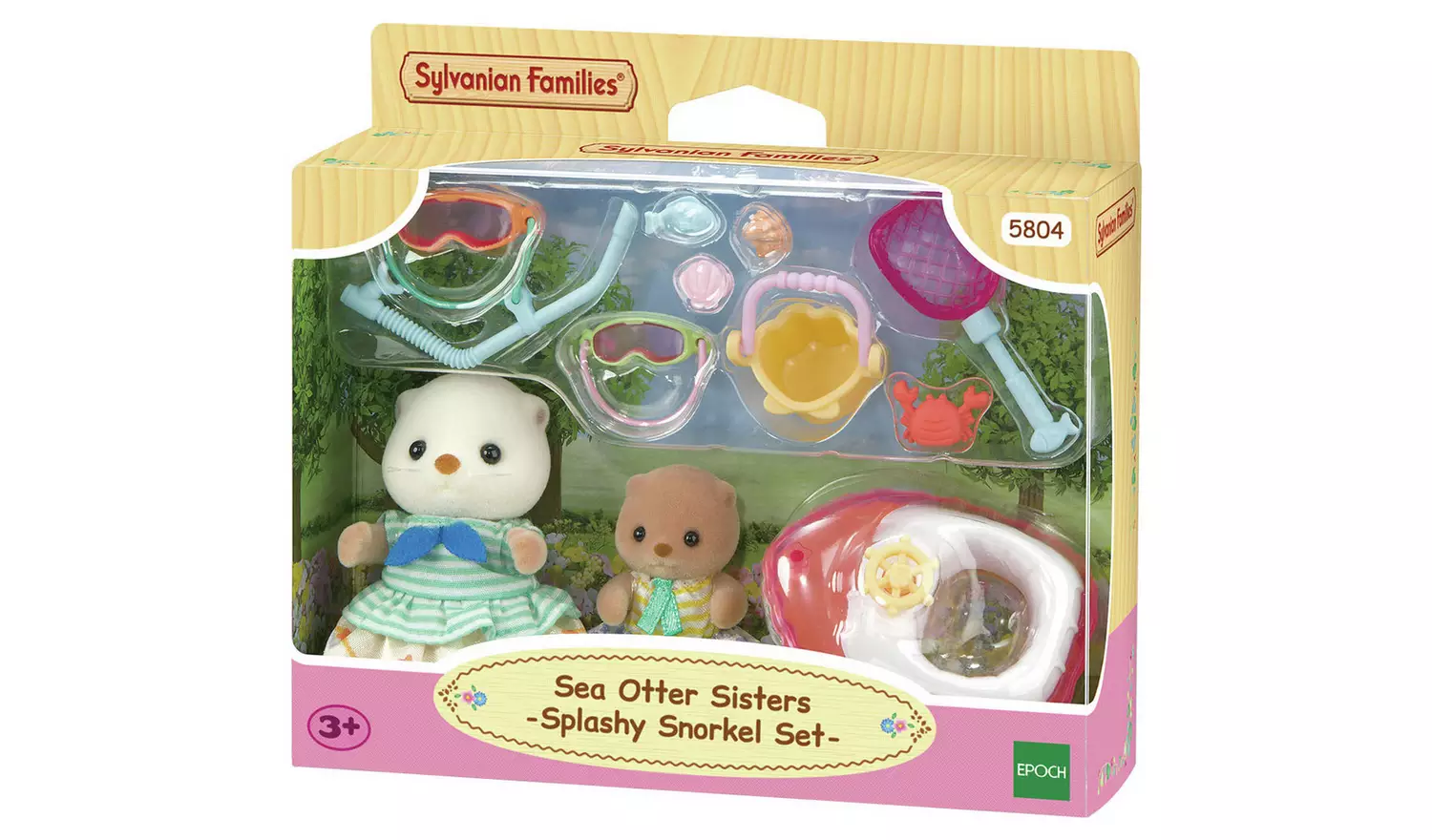 SF Sea Otter Sisters Splashy Snorkel Set