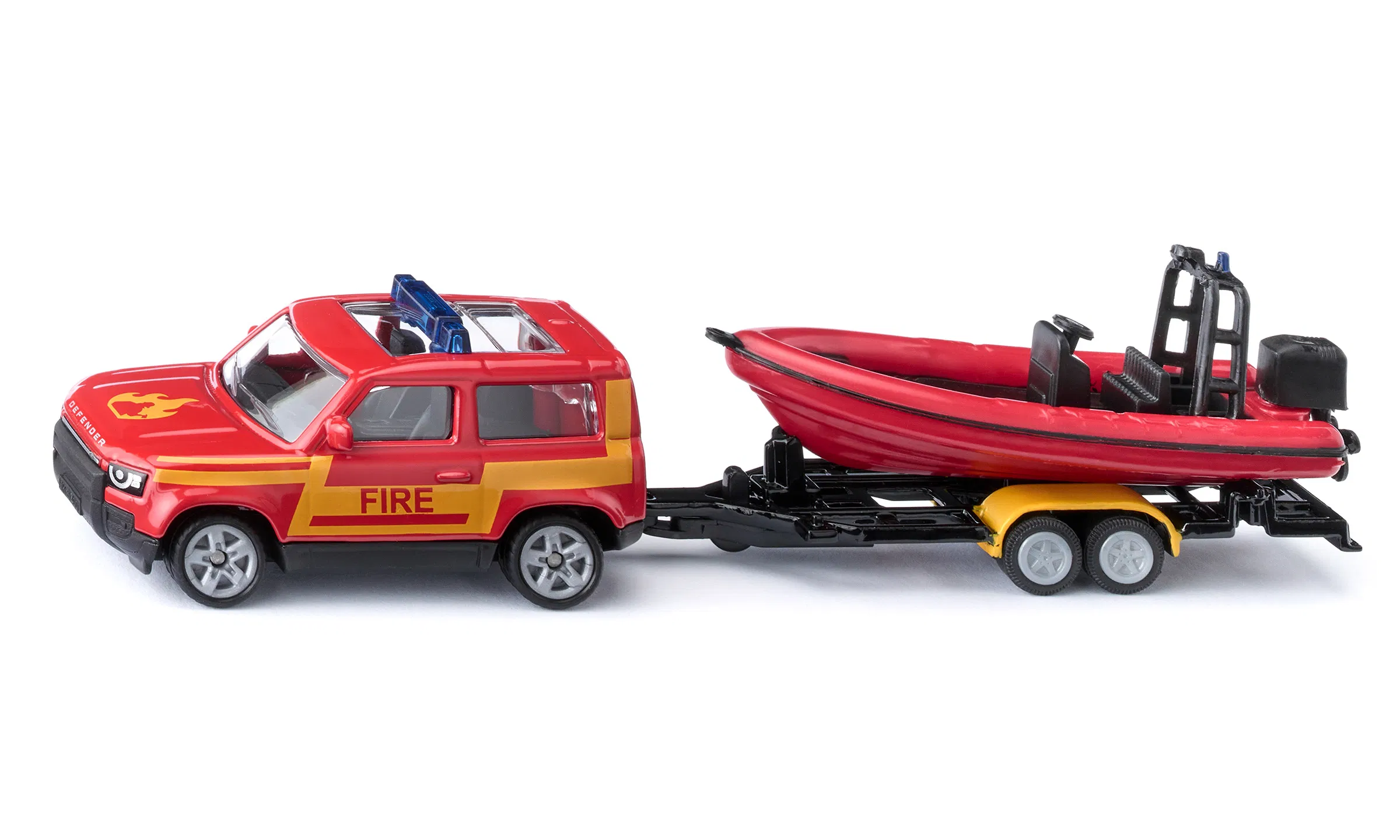 Siku Land Rover Defender with Boat 1608