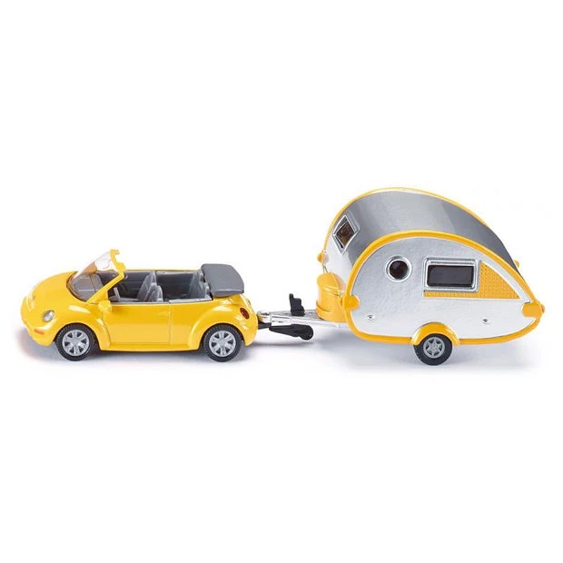 Siku VW Beetle with Caravan 1629