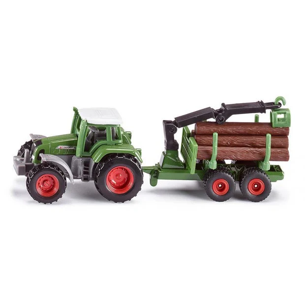 Siku Fendt Tractor with Forestry Trailer 1645