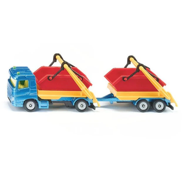 Siku Rubbish Skip Truck and Trailer 1695