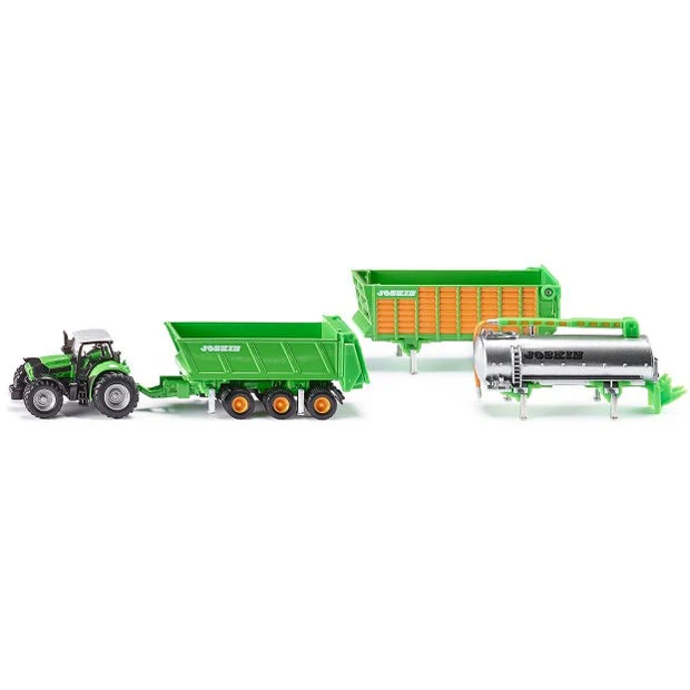 Siku Deutz Fahr Tractor with Joskin Trailer 1:87 1848