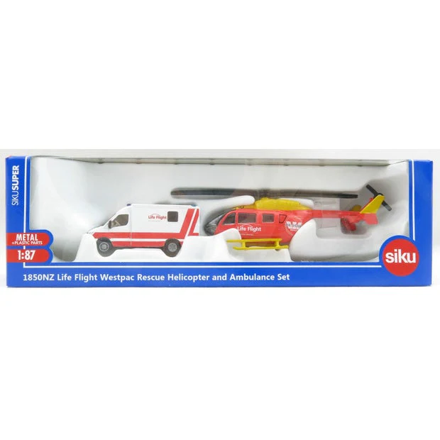 Life Flight Westpac Rescue Helicopter & Ambulance 1850nz