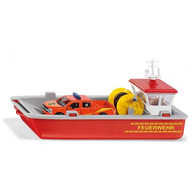 Siku Fire Brigade Boat with Ford 1:50 2117