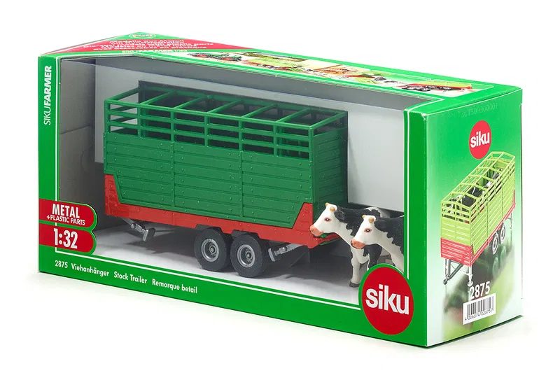 Siku Stock Trailer with Cows 2875