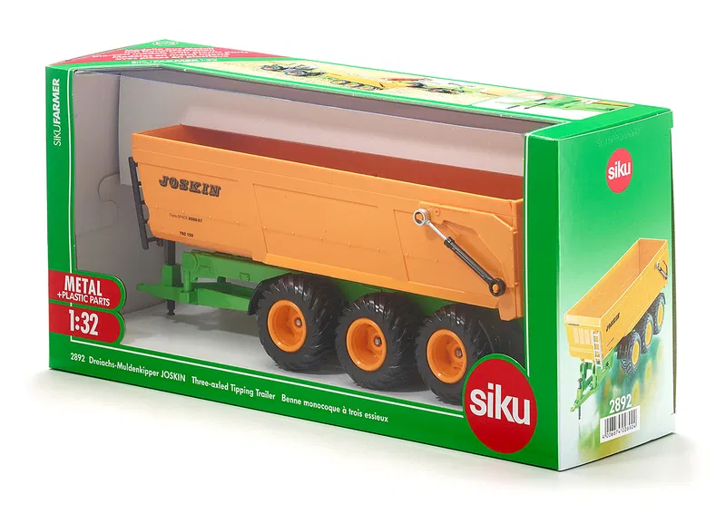 Siku Joskin 3 Axled Tipping Trailer 1:32 2892