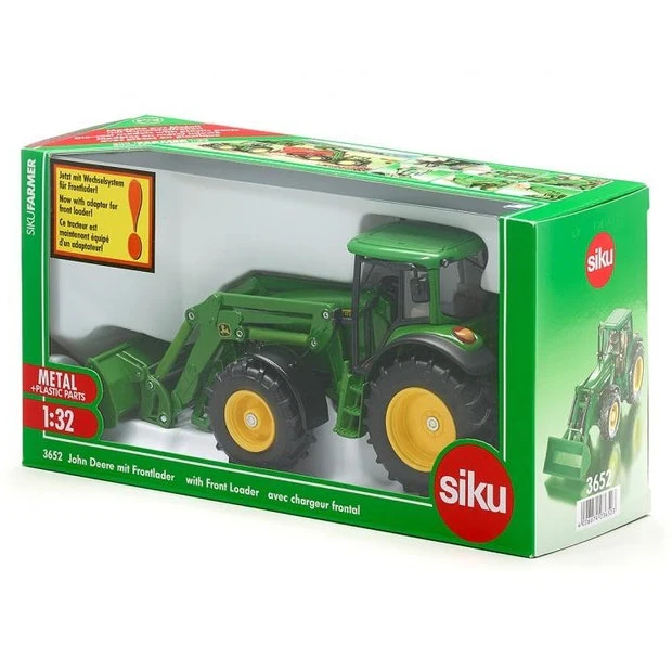 Siku John Deere with Front End Loader 1:32 3652 - Image 2