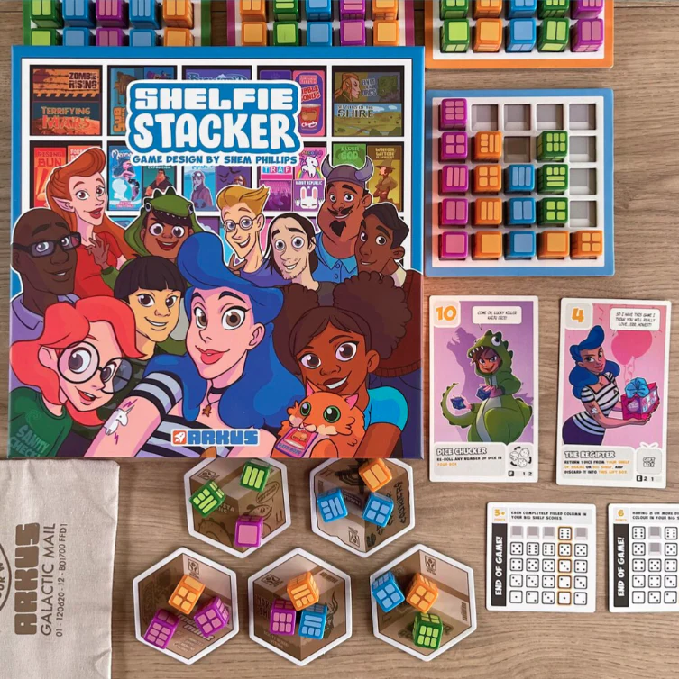 Shelfie Stacker Board Game - Image 2